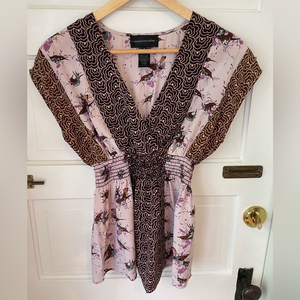 Anthropologie Corey Lynn Calter silk blouse - 4